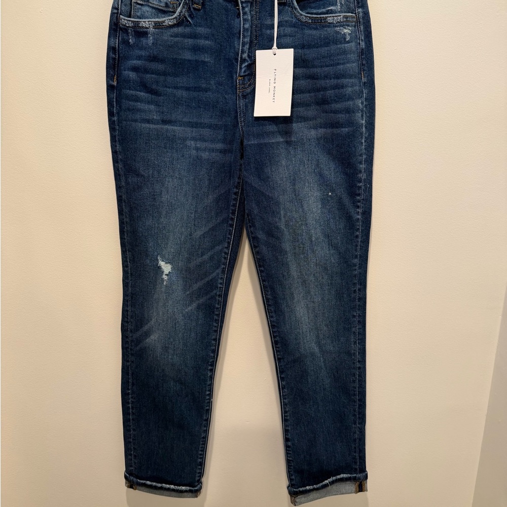 Flying Monkey Dark Wash Ankle Jeans
